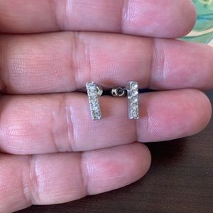 Fancy Silver Stud Earrings
